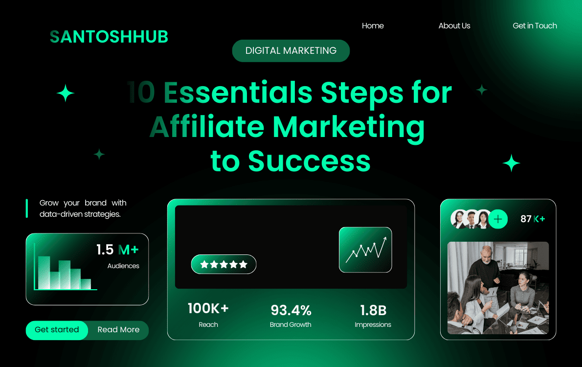 10 Essentials Steps for Affiliate Marketing to Success