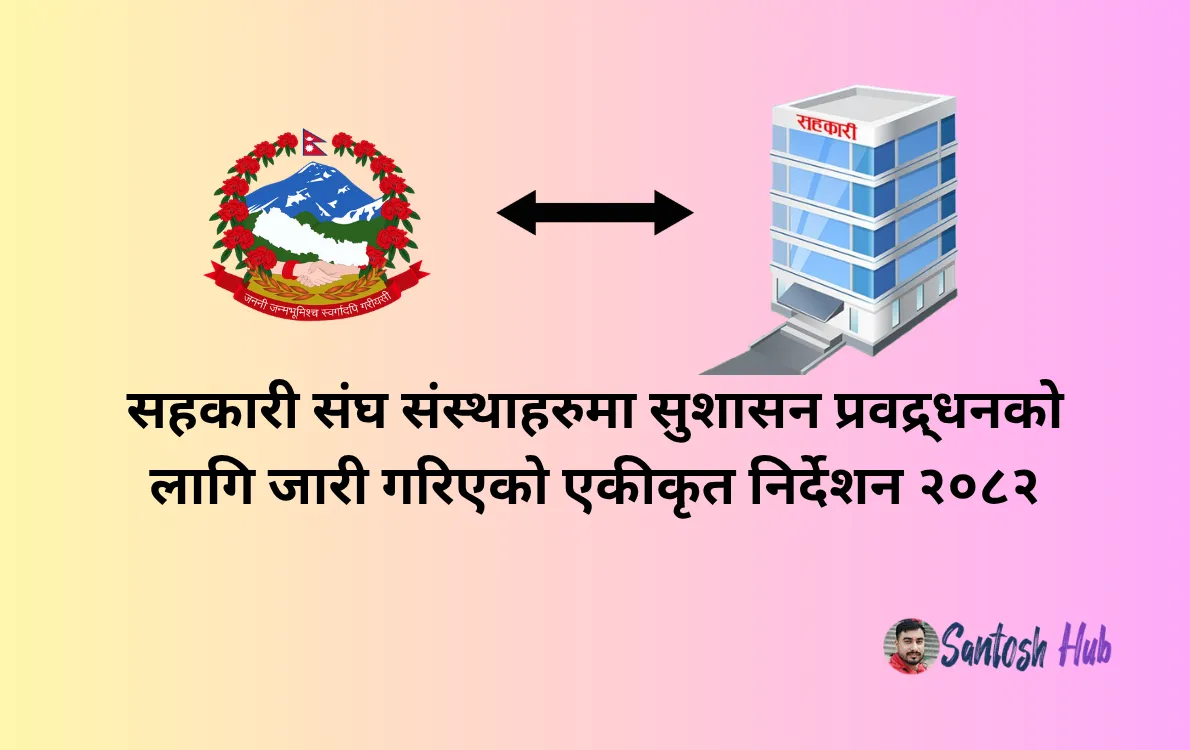 Integrated Directive 2082 was issued for the promotion of good governance in cooperative organizations